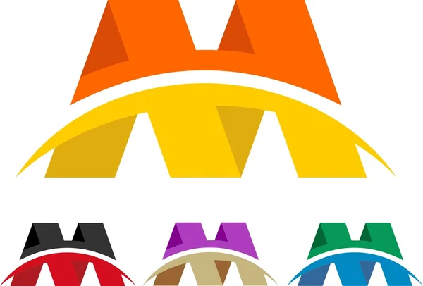 Stock logo letters M — Stock Vector