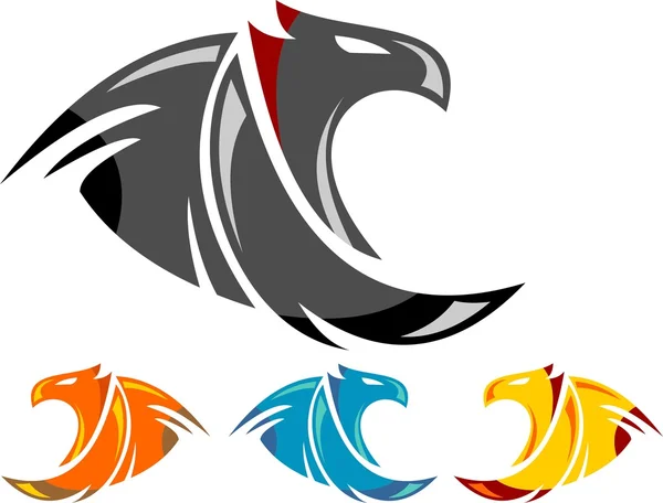ロゴの図イーグル ヘッド鳥 — ストックベクタ