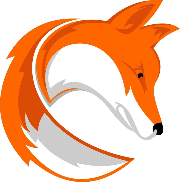 Illustration du logo fox wild — Image vectorielle