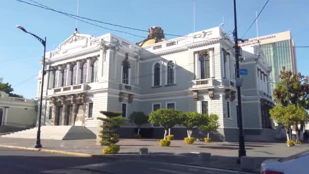 Edificios Universidad Guadalajara Mexico — Vídeos de Stock