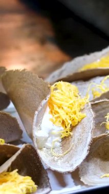 Lezzetli Meksika tacoları. Ev yapımı Amerikan Yumuşak Kabuklu Biftek Tacoları. Meksika Burrito 'su. Tortilla Fast Food. Meksika usulü Carnitas Tacos Fajitas. Amerikan Taco Salsa Mısır Tortilla Carne 