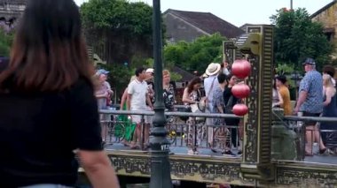 Vietnam 'da Thu Bon Nehri kıyısında antik bir kasaba. UNESCO 'nun Quang Nam bölgesindeki dünya mirası. Vietnam. Hoi An, Vietnam 'daki en popüler yerlerden biridir. Vietnam, Hoi Bir şehir 02.08.2025