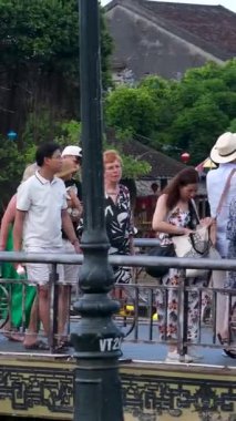 Vietnam 'da Thu Bon Nehri kıyısında antik bir kasaba. UNESCO 'nun Quang Nam bölgesindeki dünya mirası. Vietnam. Hoi An, Vietnam 'daki en popüler yerlerden biridir. Vietnam, Hoi Bir şehir 02.08.2025