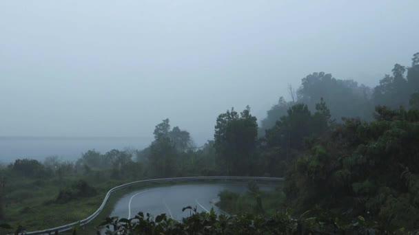 Vista de la tormenta en Phuket Tailandia — Vídeo de stock