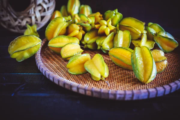 Yellow Star fruits — Stock Photo, Image