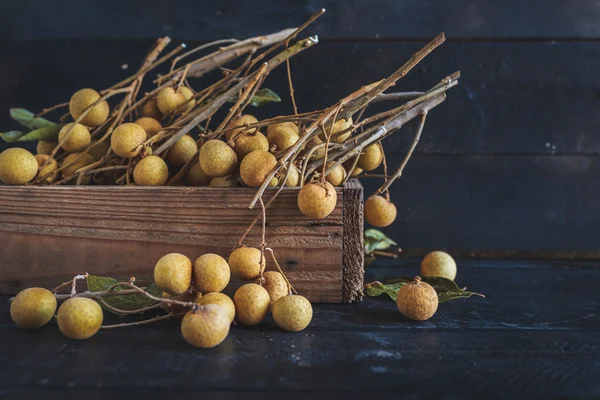 Frisches Longanobst — Stockfoto