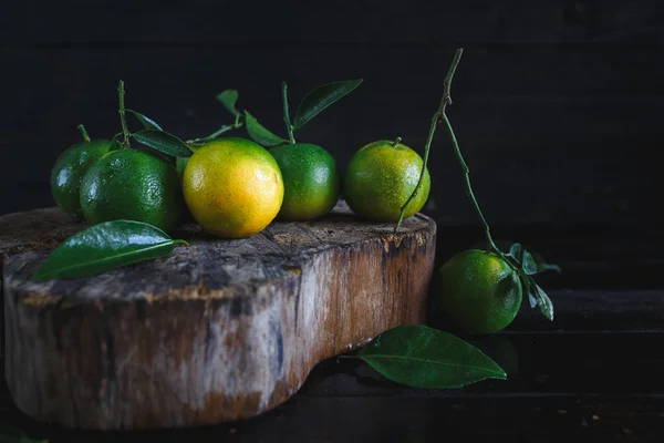 Zielonych mandarynek wietnamski — Zdjęcie stockowe