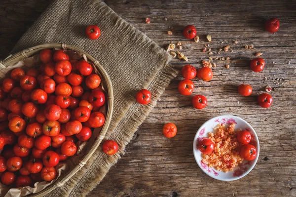 Red Barbados cherry — Stock fotografie