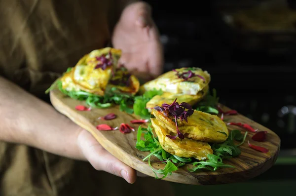 Gemide sebze frittata