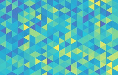 Arka plan üçgen vektör kaos Aquamarine