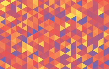 Arka plan üçgen vektör kaos sıcak kırmızı