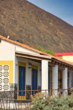 Kanarya adasının tipik mimarisi