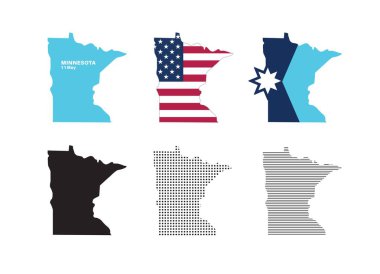 Minnesota haritaları çeşitli türde