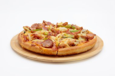 Tahta tepside pizza..