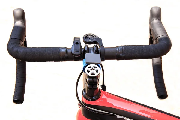 The bicycle handlebars — Stock Photo, Image