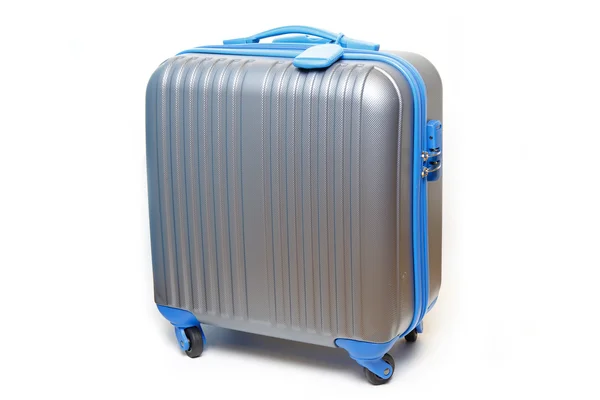 Серый чемодан . — стоковое фото