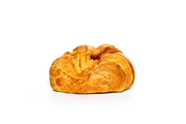 Croissant på vit bakgrund. — Stockfoto