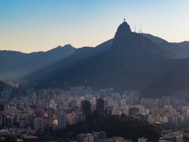 Rio de Janeiro, Panorama Corcovado arka planda ile