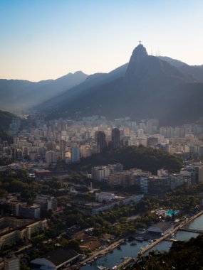 Rio de Janeiro, Panorama Corcovado arka planda ile