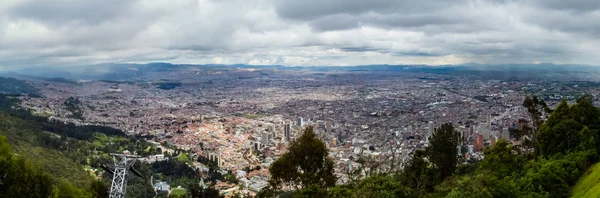 Panorama Bogotà, vista da Monserrate Foto Stock Royalty Free