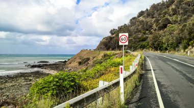 Great Ocean Road, Vic Australia sahilinde