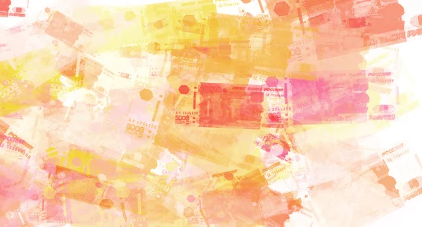 Birçok Rus kağıt para ruble arka plan