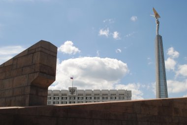 Samara. Zafer Anıtı ve Hükümet Binası.
