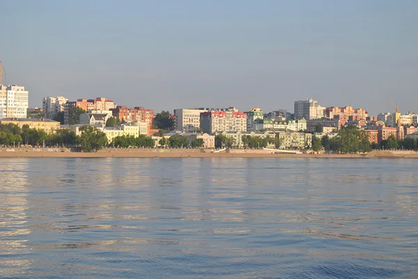 Rusya, Samara Volga Nehri ile şehir panoraması
