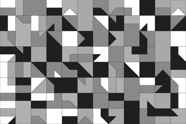 Um padrão de formas. tons de cinza — Fotografia de Stock