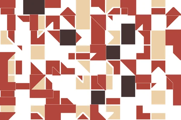 Wzorzec kształtów. brązowy odcień — Zdjęcie stockowe