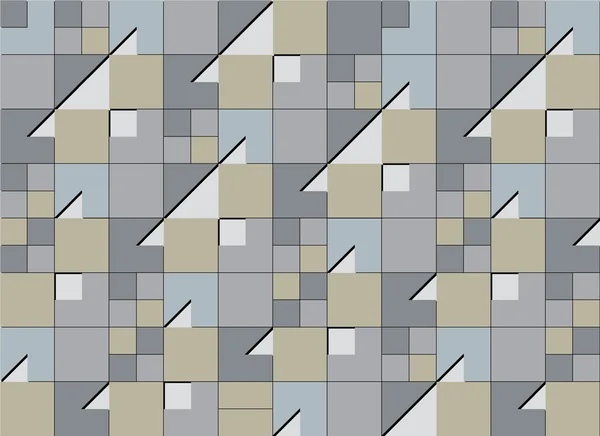 Geometrisches Muster. weiße Dreiecke zwischen Raznatovic-Zellen. — Stockfoto
