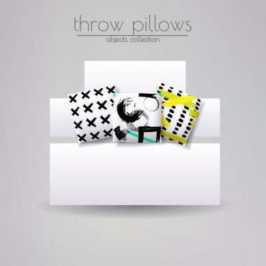 Gerçekçi 3d yastığı modelleri 