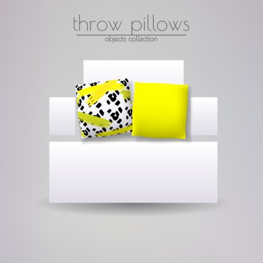 Gerçekçi 3d yastığı modelleri 