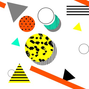 çizilmiş geometrik figürler