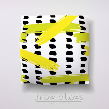 çizgili yastık modeli 