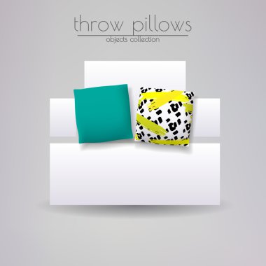 Gerçekçi 3d yastığı modelleri 