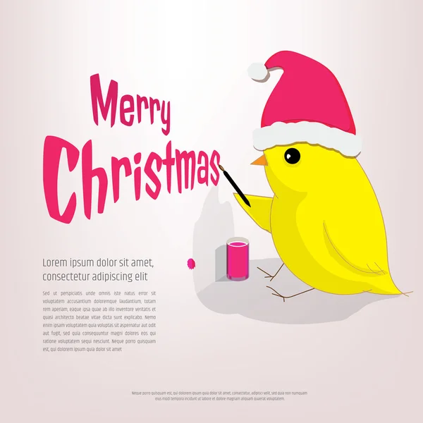 快乐圣诞搞笑贺卡 — 图库矢量图片