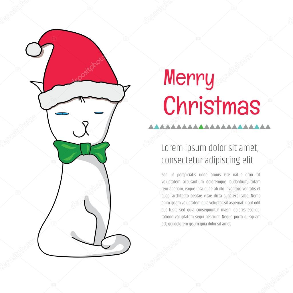 Merry Christmas Åšmieszne z Å¼yczeniami — Wektor stockowy