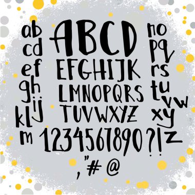 noktalama işaretleri ve tipografi işaretleri.