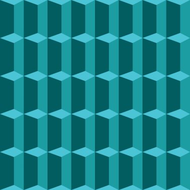 mavi küp dikişsiz desen