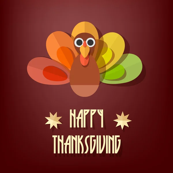 Happy Thanksgiving Day logotype — Stock Vector