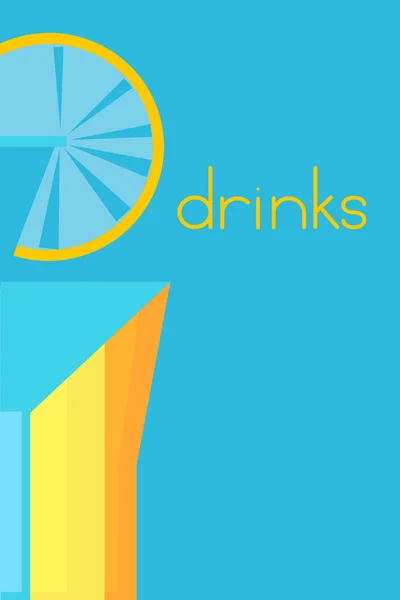 Trois verres à boisson différents en un — Image vectorielle