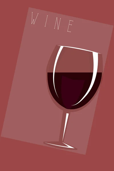 Red wine logo alcohol. — Stock Vector