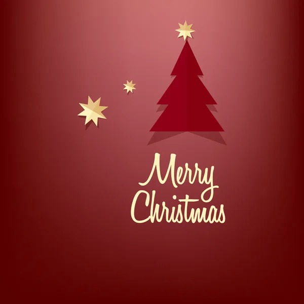 Joyeux Noël carte de voeux — Image vectorielle