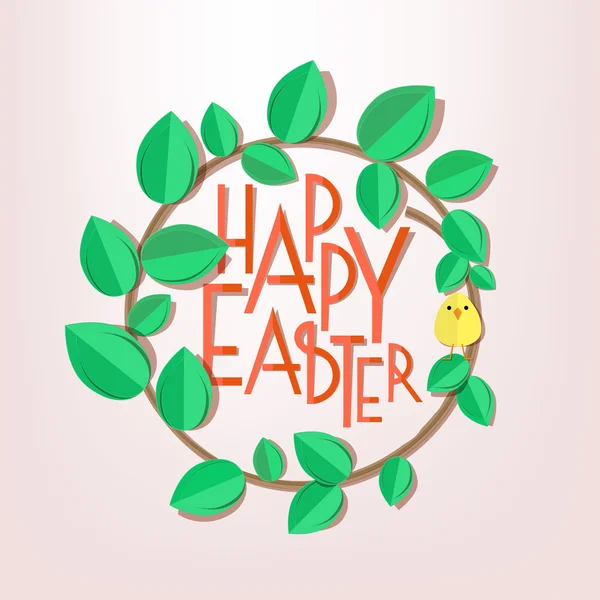 "Happy Easter" frame — 图库矢量图片