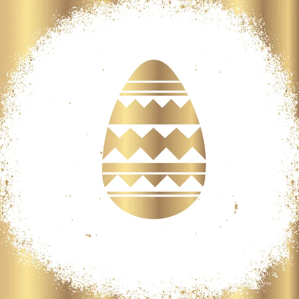 Huevo de Pascua brillante — Vector de stock