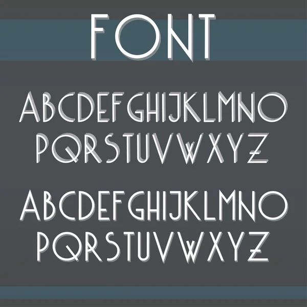 Букви латинського алфавіту — стоковий вектор
