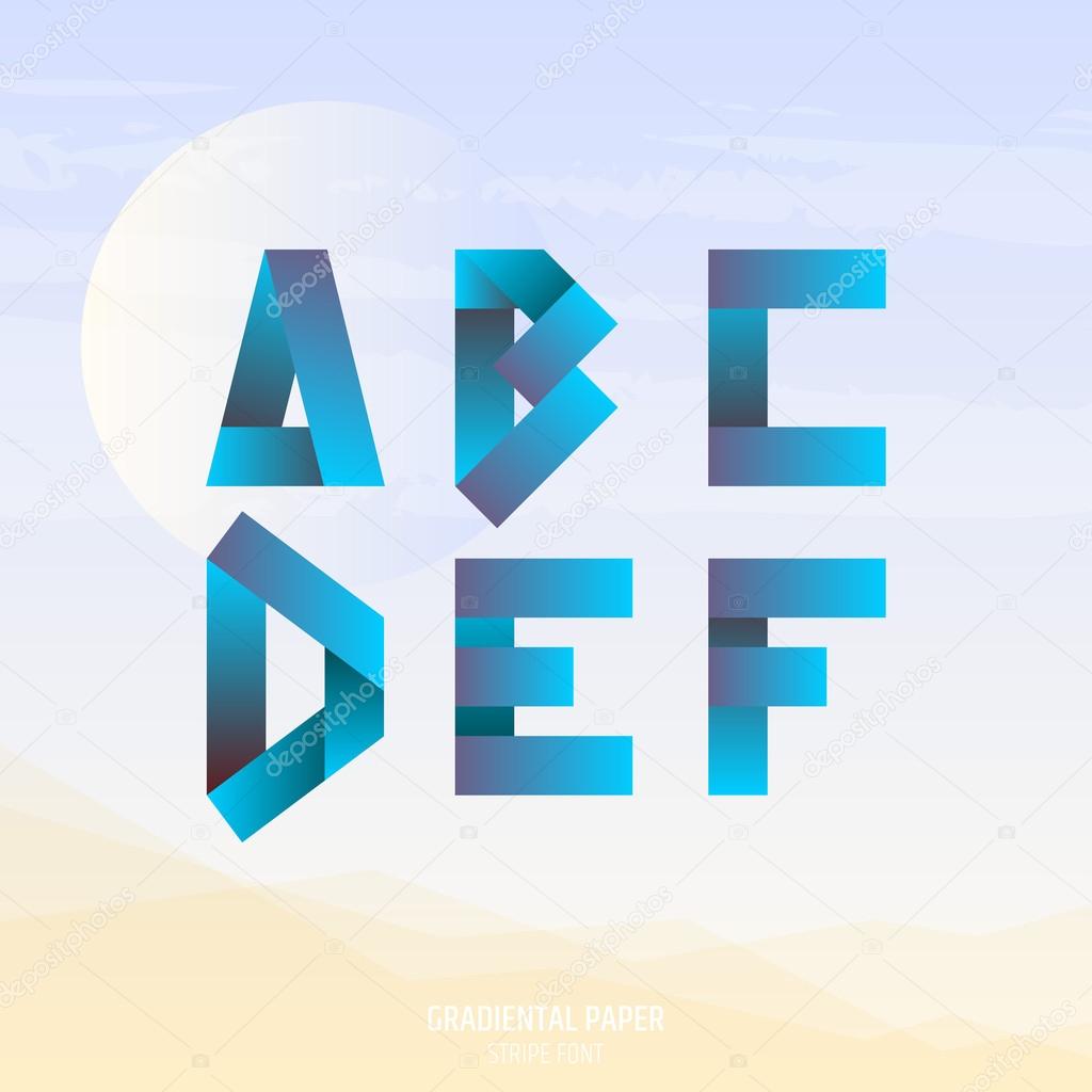 Latin alphabet letters Stock Vector Image by
