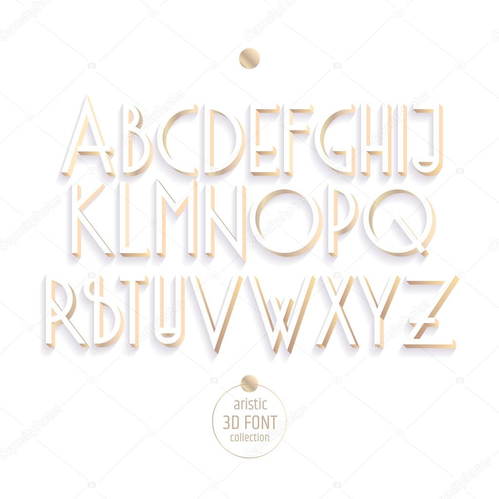 3d isometric letters alphabet. Stock Vector by ©tekla.pototska.yahoo ...