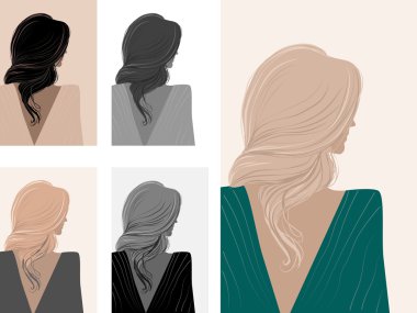 Uzun saçlı kadınlar kümesi  